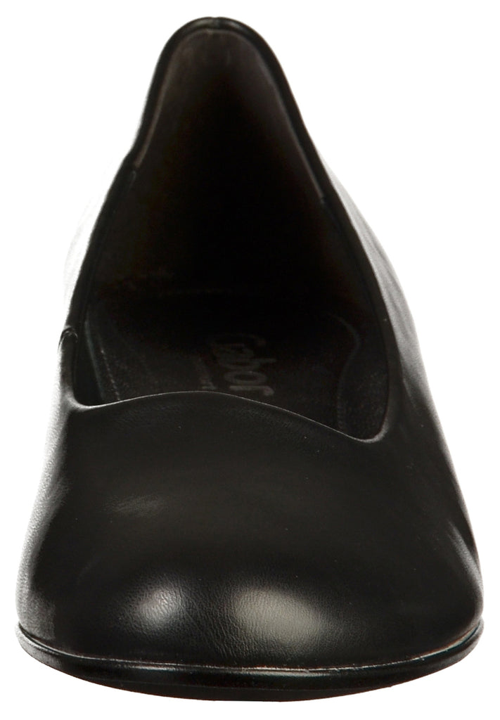 Gabor Pumps Lederimitat Schwarz - surf4shoes