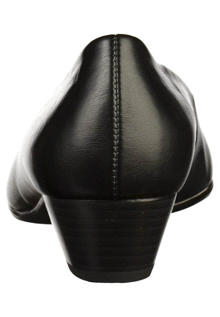 Gabor Pumps Lederimitat Schwarz - surf4shoes