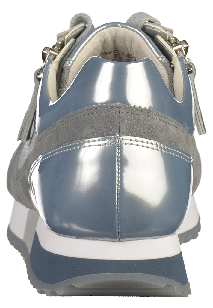 Gabor Sneaker Veloursleder Silber - surf4shoes