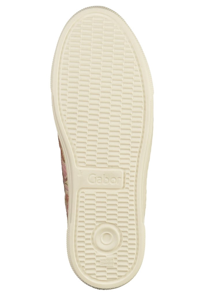 Gabor Halbschuhe Leder/Textil Beige - surf4shoes