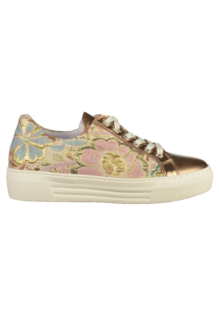 Gabor Halbschuhe Leder/Textil Beige - surf4shoes