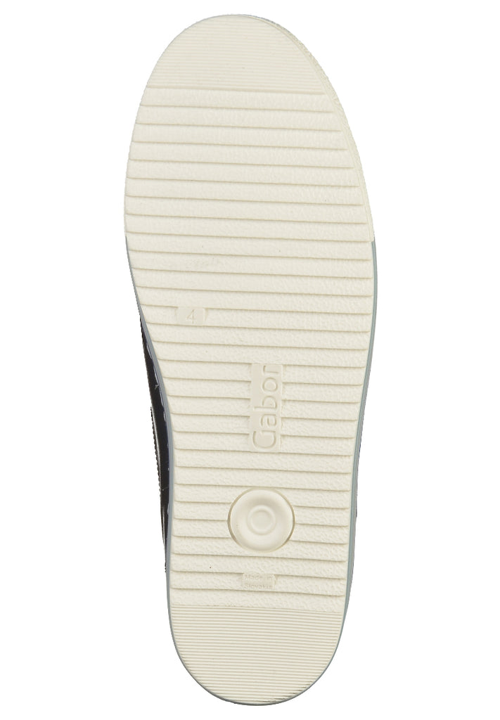 Gabor Halbschuhe Leder Dunkelblau - surf4shoes