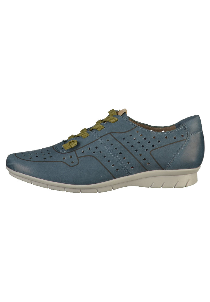 Jana Halbschuhe Leder Jeans - surf4shoes