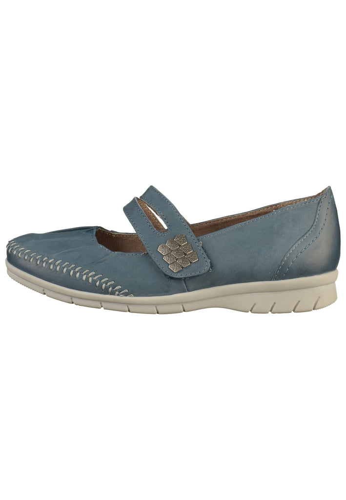 Jana Ballerinas Leder Jeans - surf4shoes