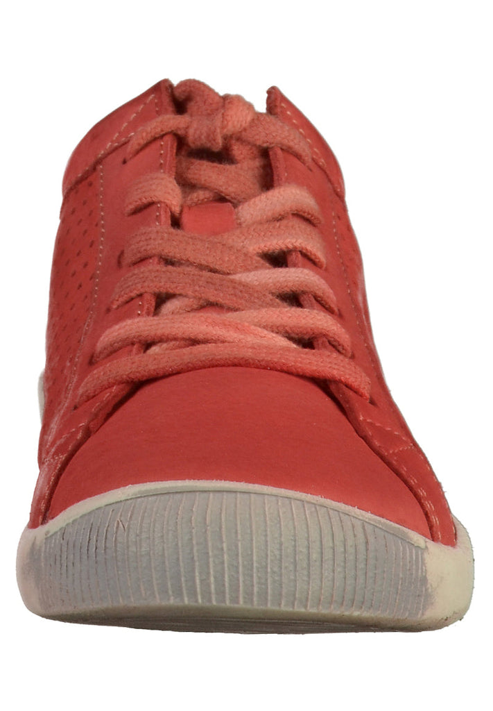 softinos Sneaker Leder Rot - surf4shoes