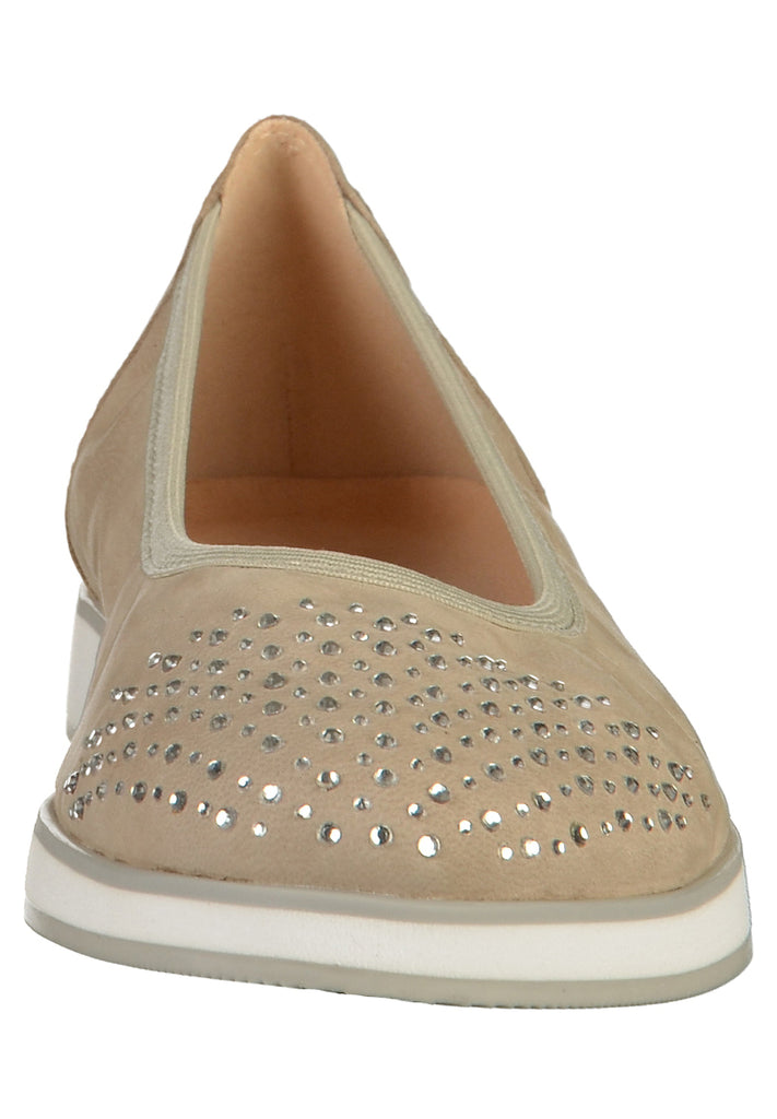 Caprice Ballerinas Leder Beige - surf4shoes