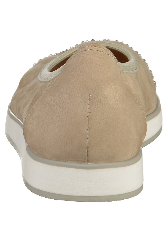 Caprice Ballerinas Leder Beige - surf4shoes