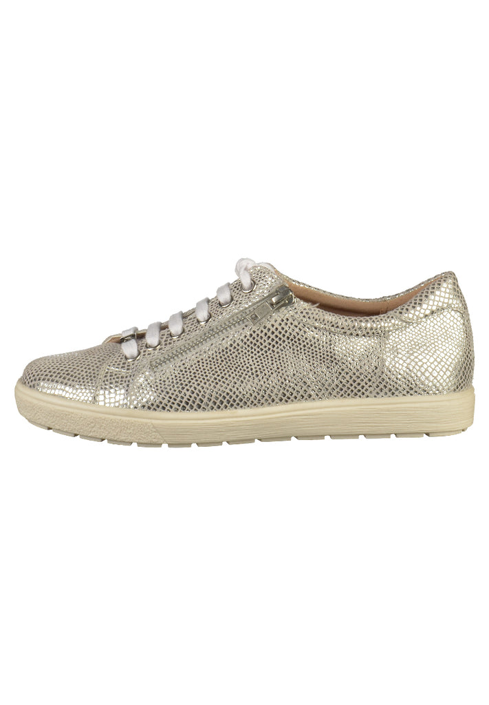 Caprice Sneaker Leder Silber - surf4shoes