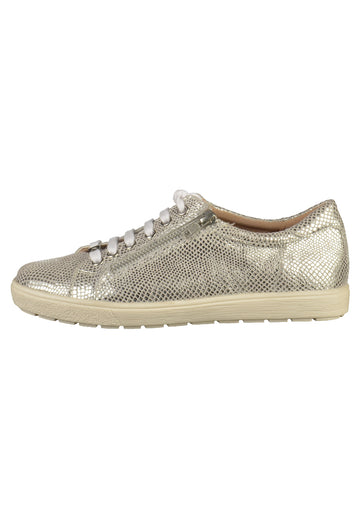 Caprice Sneaker Leder Silber - surf4shoes