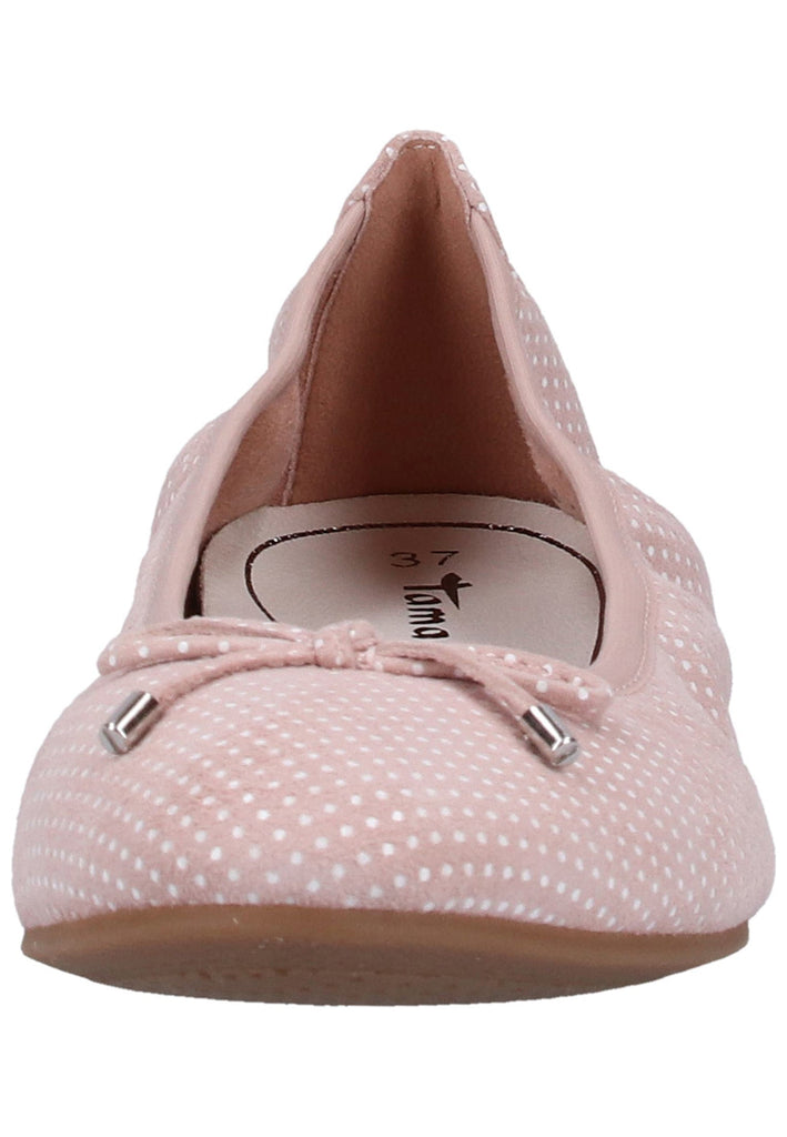 Tamaris Ballerinas Veloursleder Rose - surf4shoes