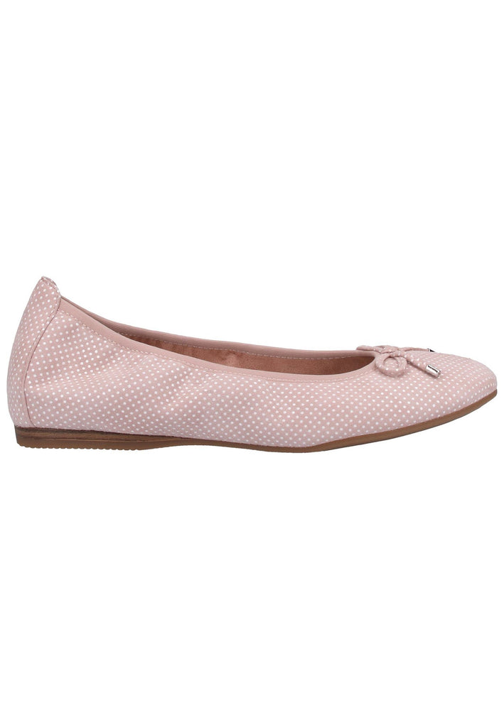 Tamaris Ballerinas Veloursleder Rose - surf4shoes