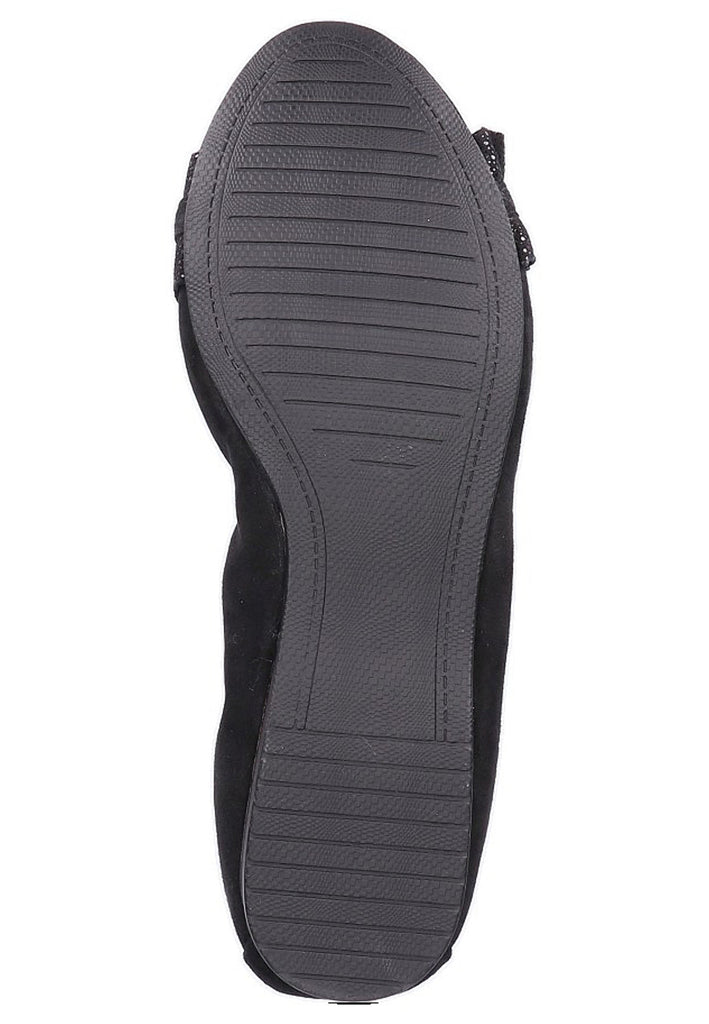 Tamaris Ballerinas Leder Schwarz - surf4shoes