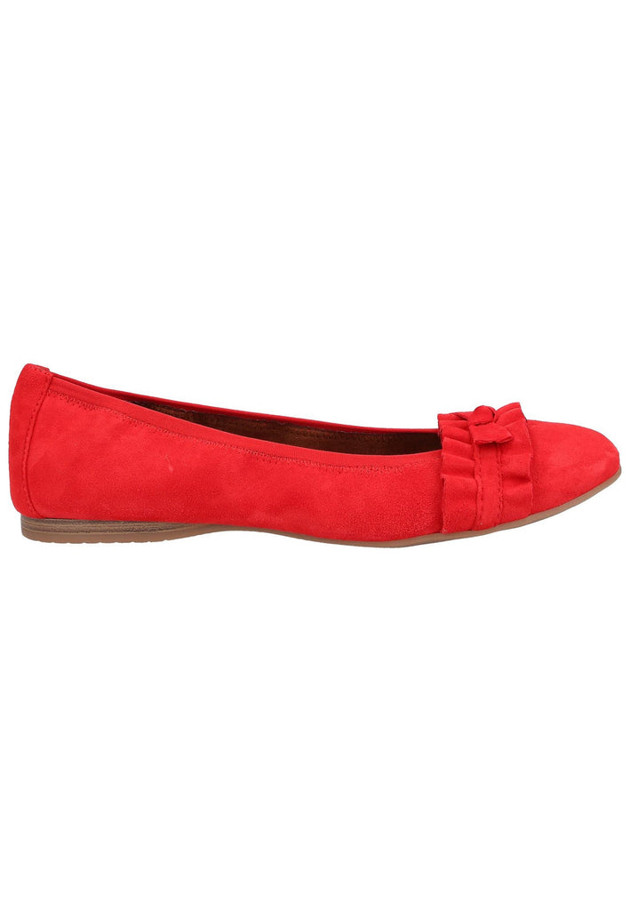 Tamaris Ballerinas Leder Rot - surf4shoes