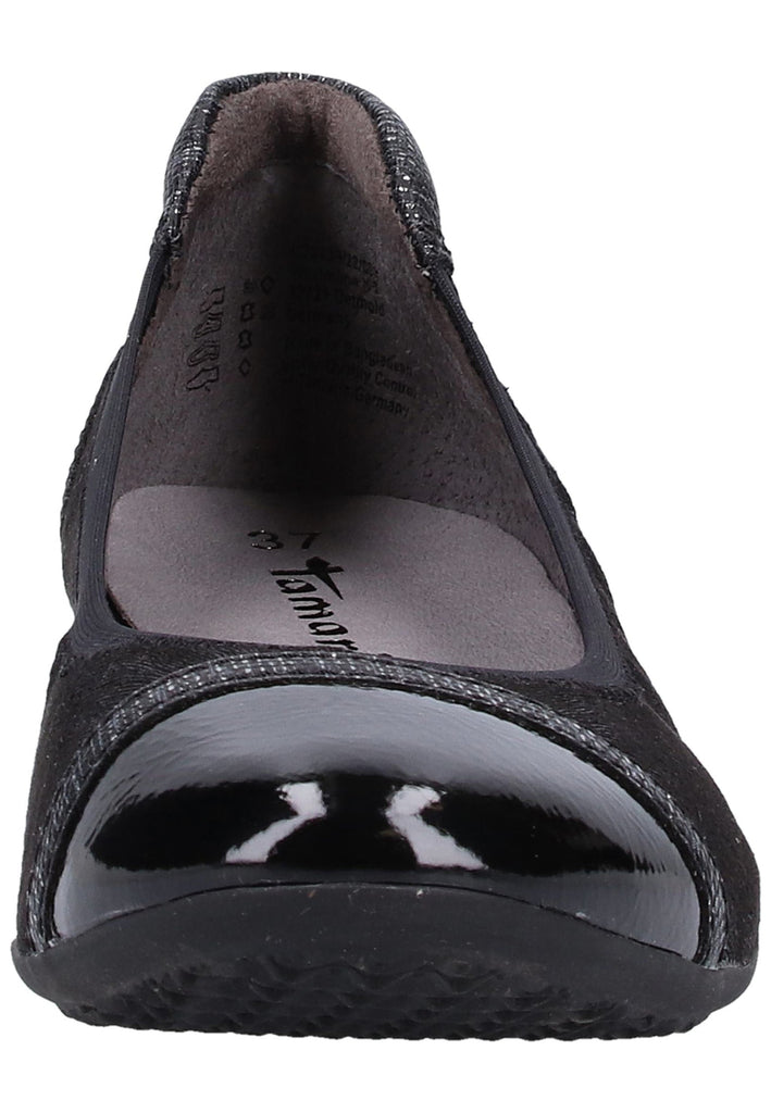 Tamaris Pumps Lederimitat/Textil Schwarz - surf4shoes