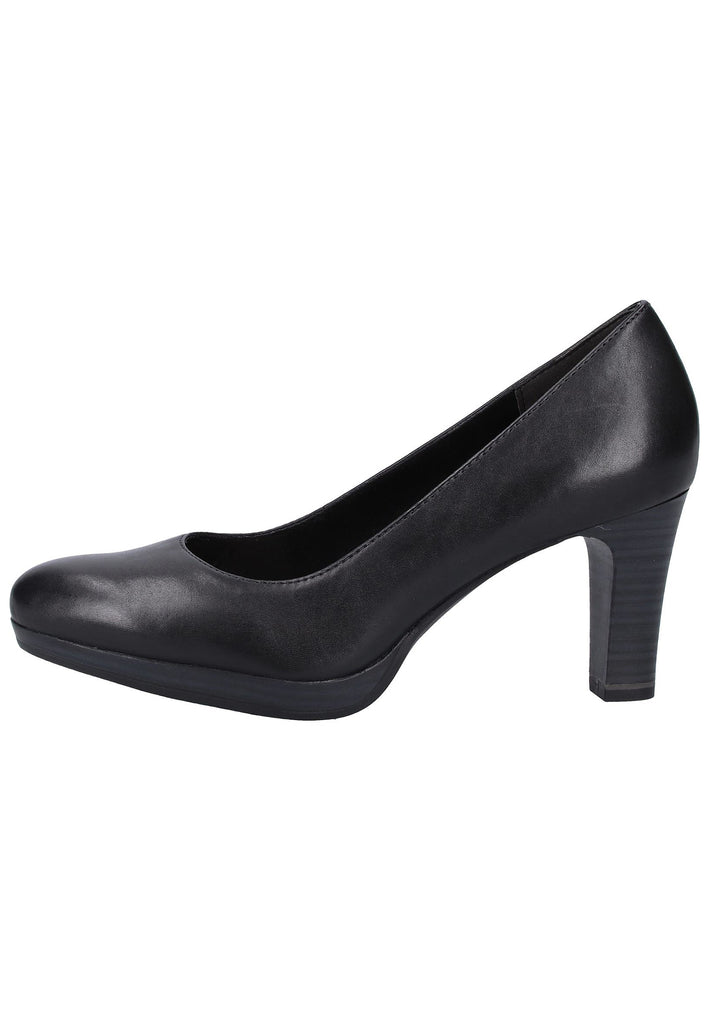 Tamaris Pumps Leder Schwarz - surf4shoes