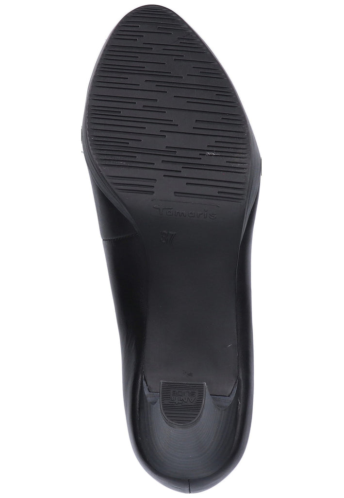 Tamaris Pumps Leder Schwarz - surf4shoes