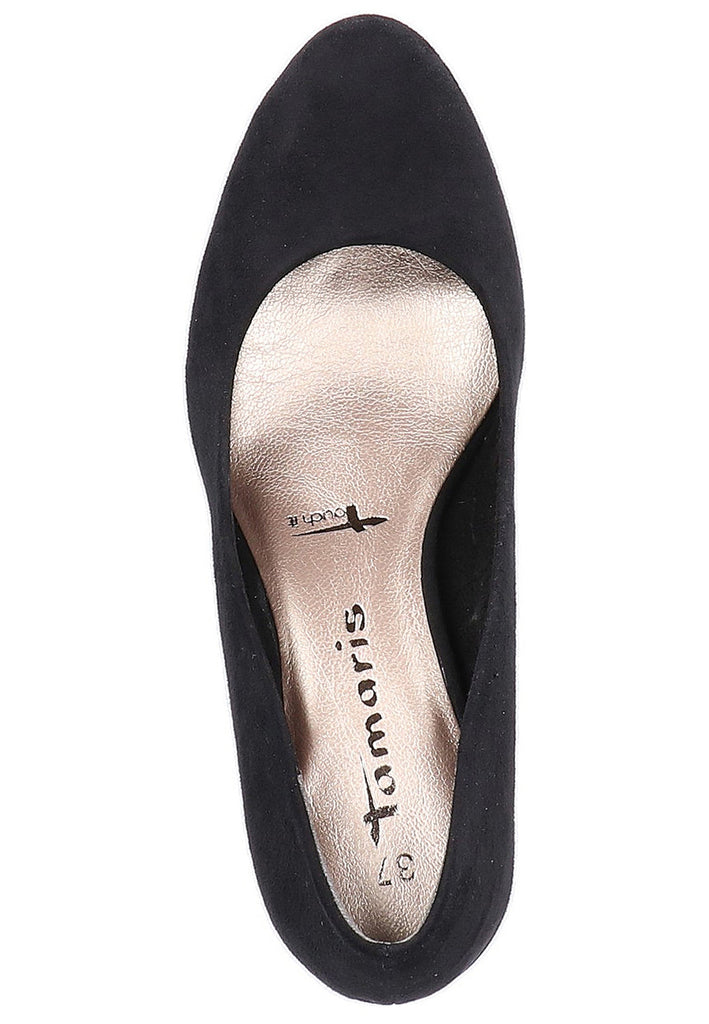 Tamaris Pumps Textil Schwarz - surf4shoes