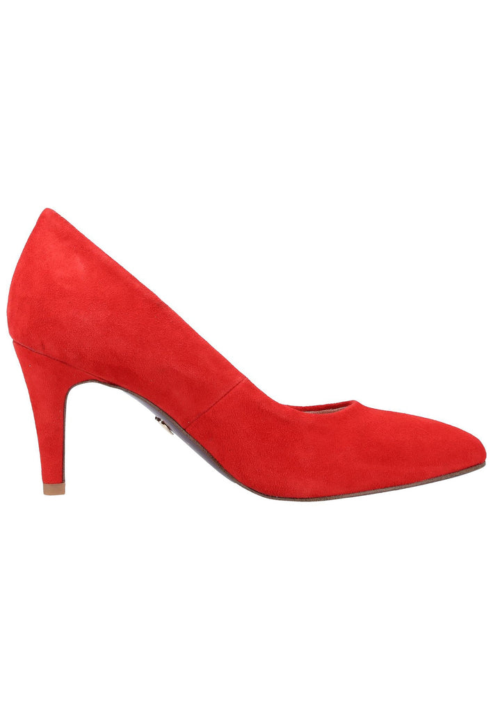 Tamaris Pumps Leder Rot - surf4shoes