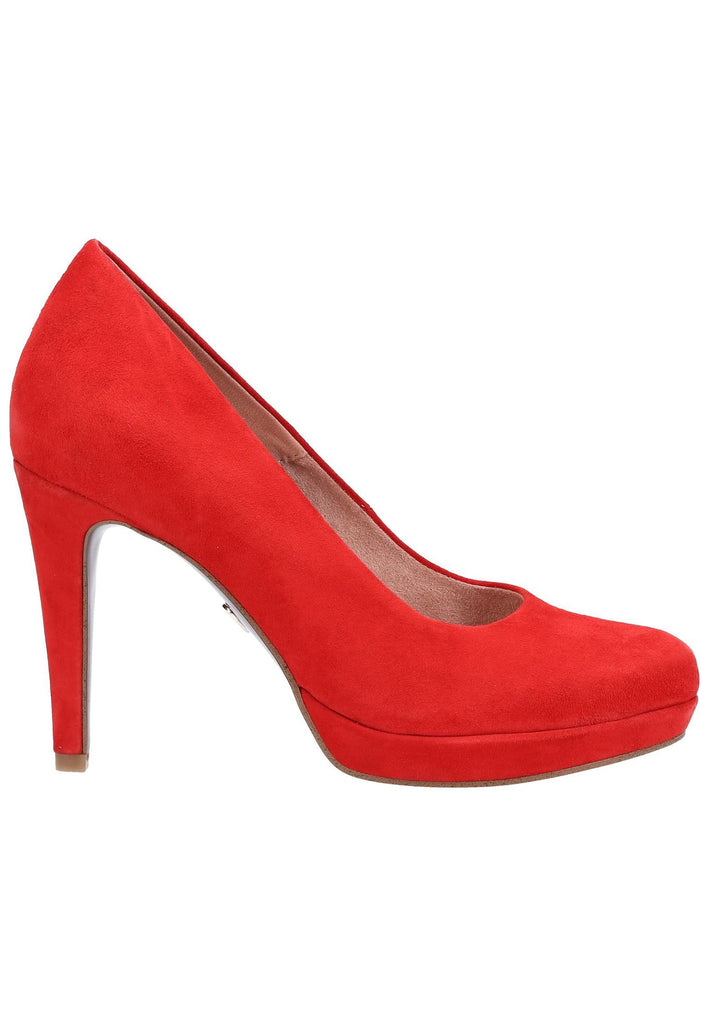 Tamaris Pumps Leder Rot - surf4shoes