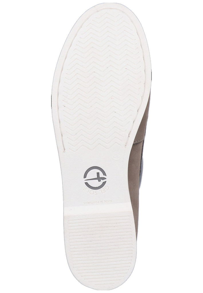 Tamaris Halbschuhe Nubukleder Grau - surf4shoes