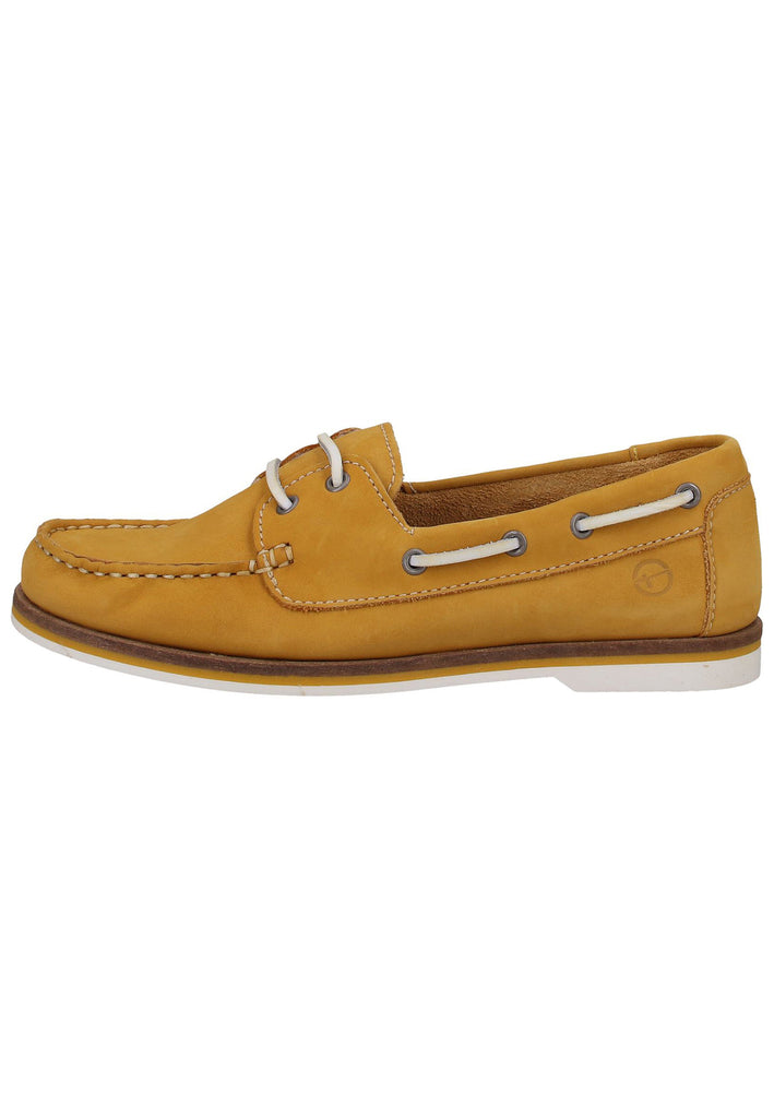 Tamaris Halbschuhe Nubukleder Gelb - surf4shoes