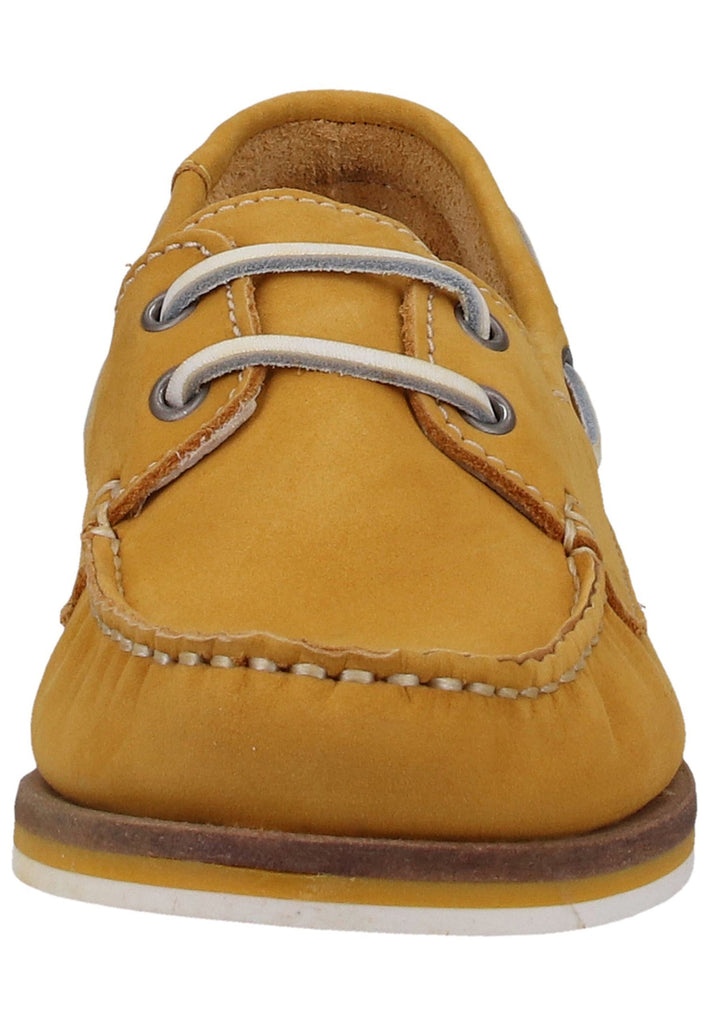 Tamaris Halbschuhe Nubukleder Gelb - surf4shoes