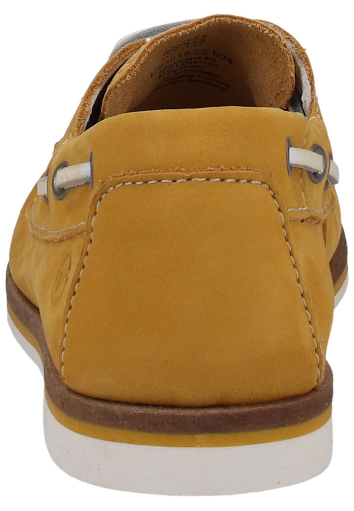 Tamaris Halbschuhe Nubukleder Gelb - surf4shoes