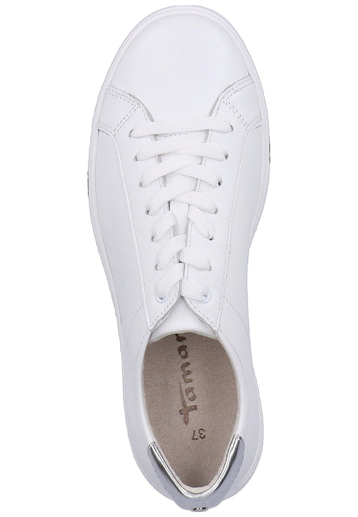 Tamaris Sneaker Leder Weiß - surf4shoes