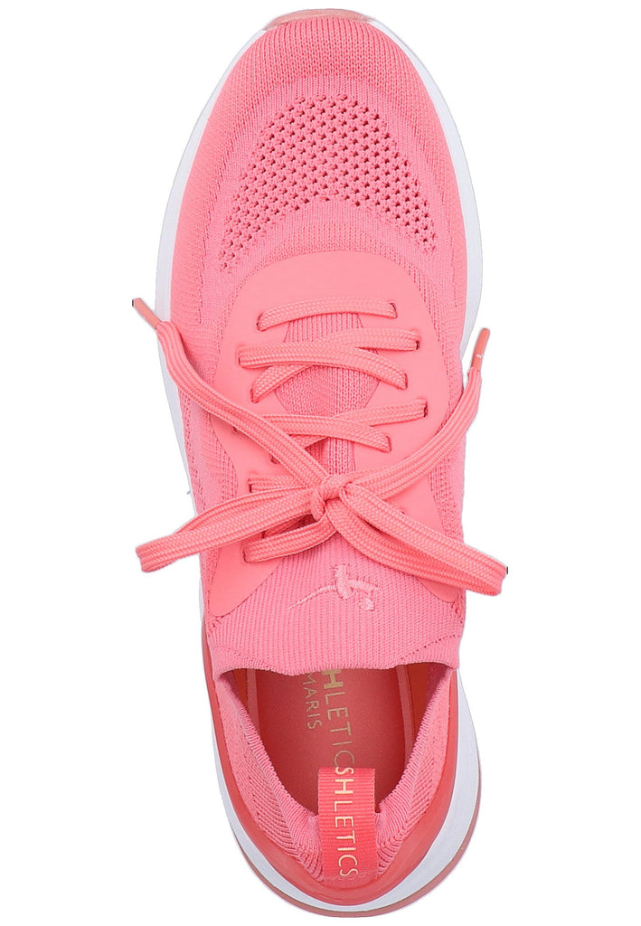 Tamaris Sneaker Lederimitat/Textil Rot - surf4shoes