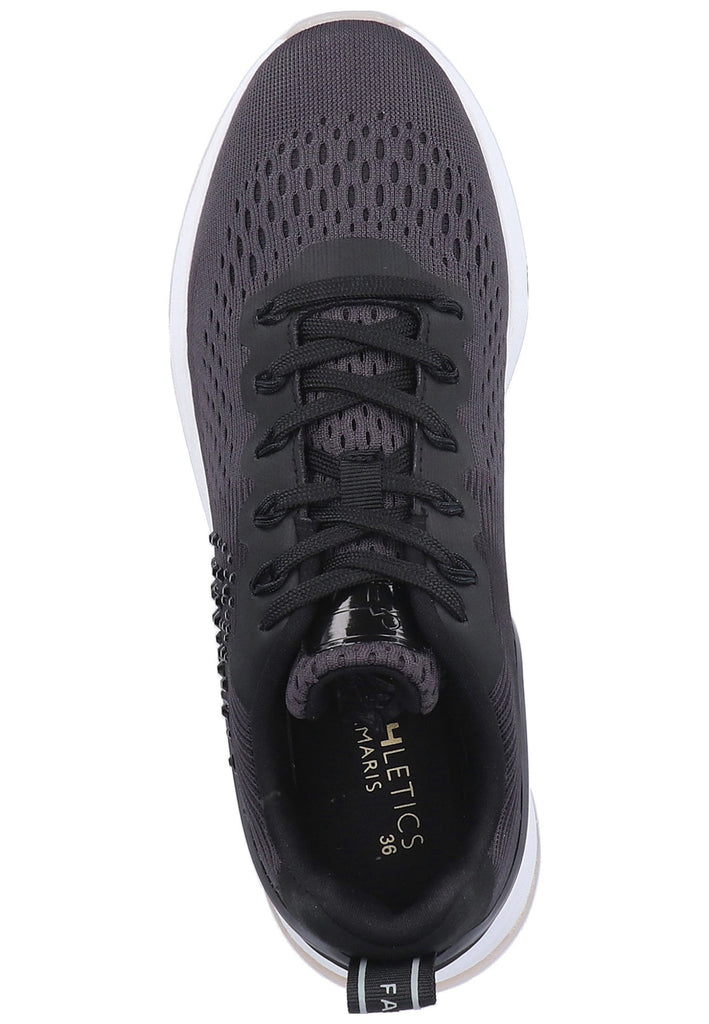 Tamaris Sneaker Lederimitat/Textil Schwarz - surf4shoes