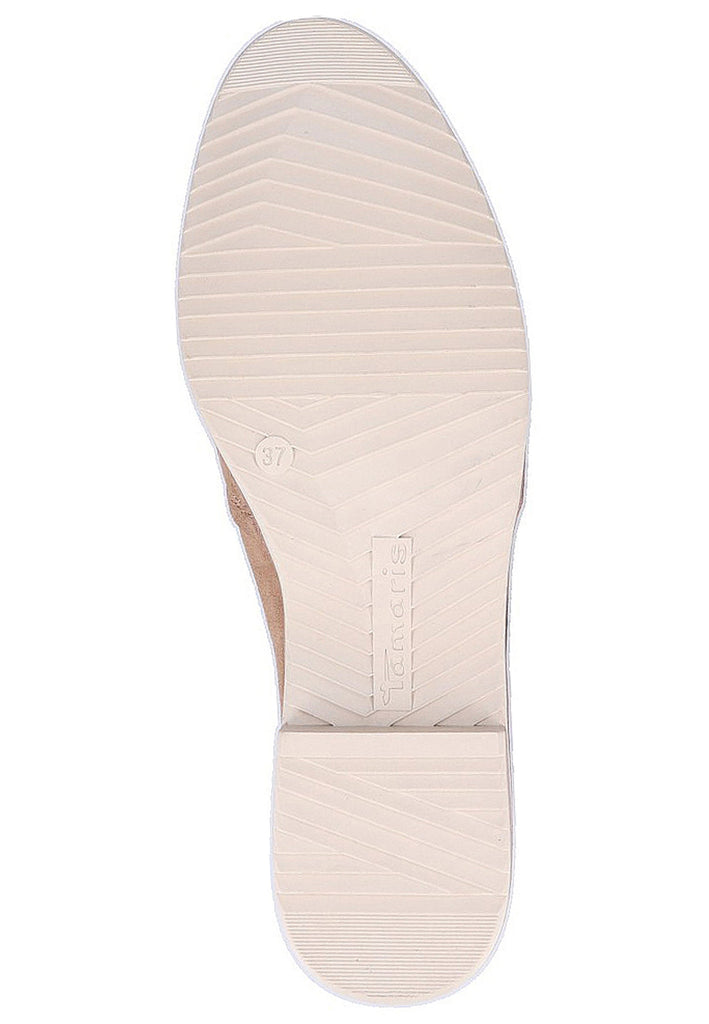 Tamaris Slipper Veloursleder/Textil Braun - surf4shoes