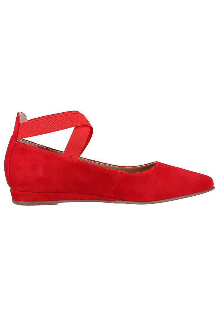 Tamaris Ballerinas Veloursleder/Textil Rot - surf4shoes