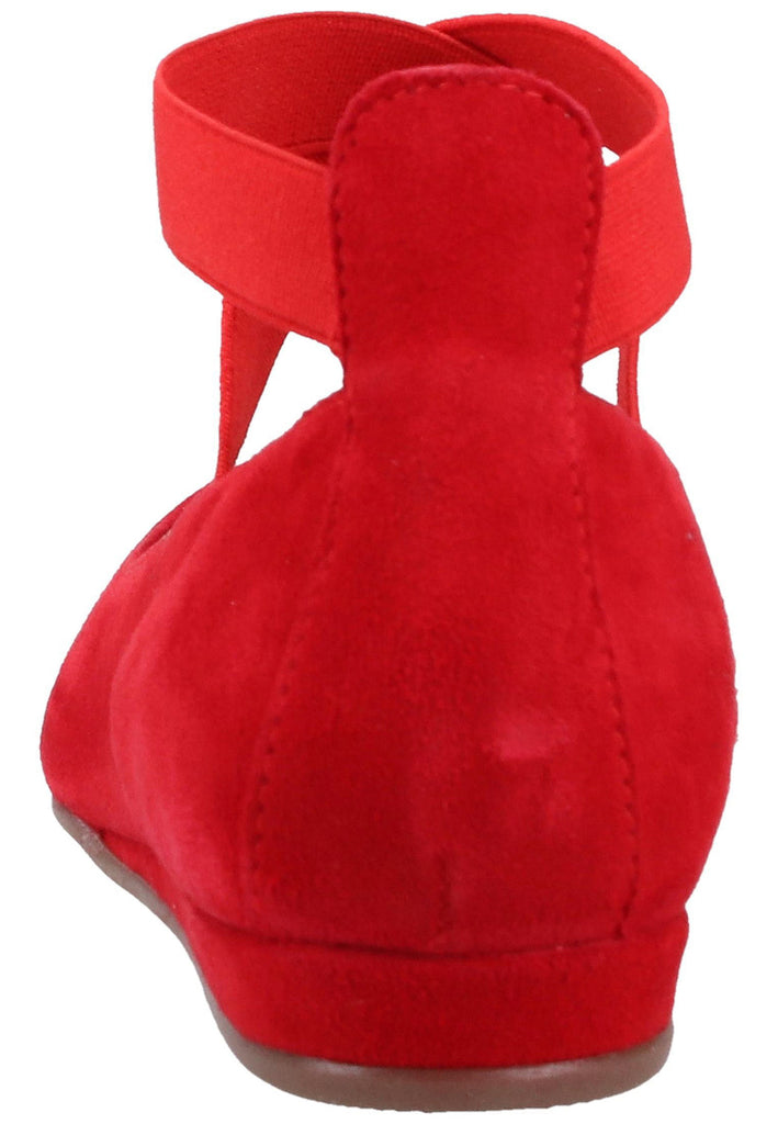 Tamaris Ballerinas Veloursleder/Textil Rot - surf4shoes