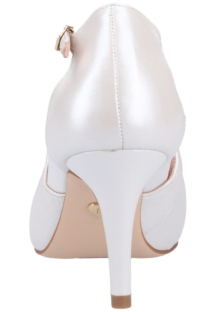 Tamaris Pumps Leder Weiß - surf4shoes