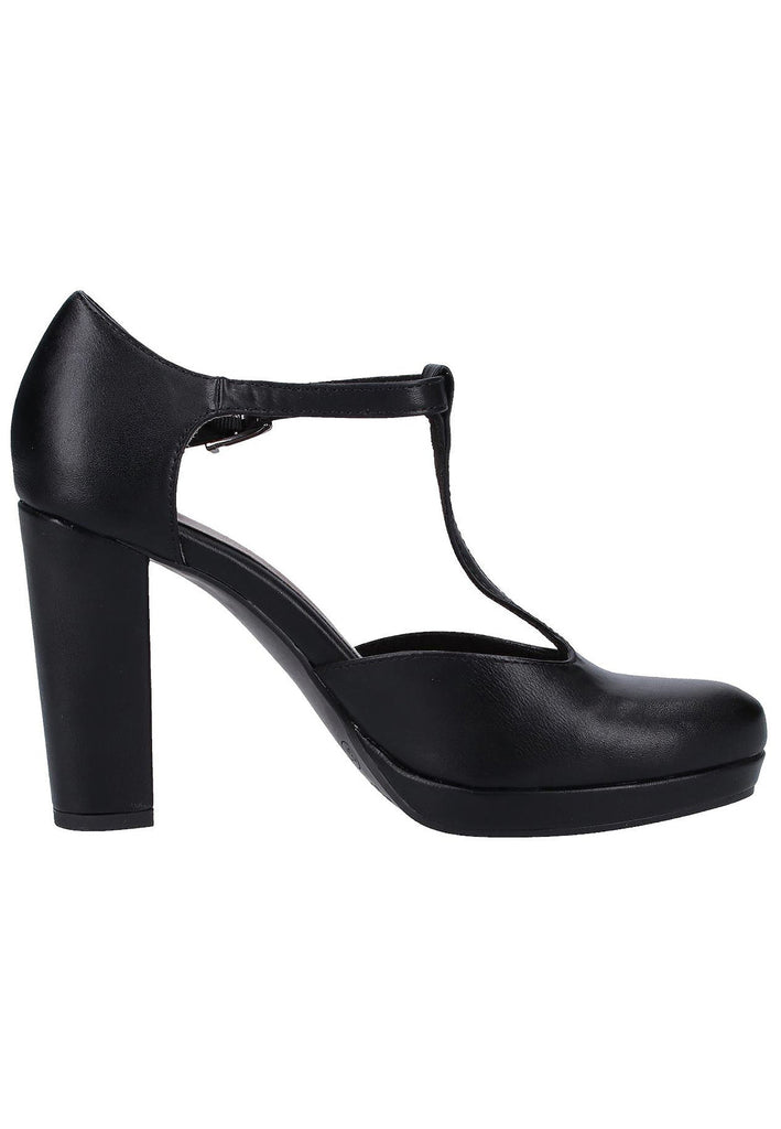 Tamaris Pumps Lederimitat Schwarz - surf4shoes