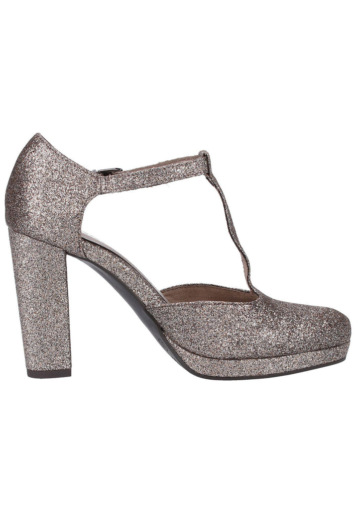 Tamaris Pumps Lederimitat Grau - surf4shoes