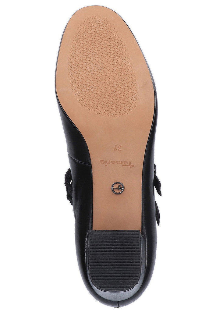 Tamaris Pumps Leder Schwarz - surf4shoes