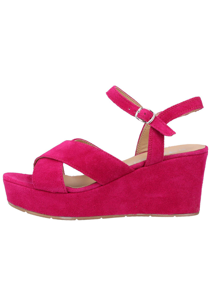 Tamaris Sandalen Veloursleder Pink - surf4shoes
