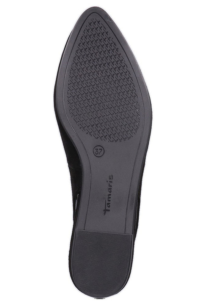 Tamaris Ballerinas Leder Schwarz - surf4shoes