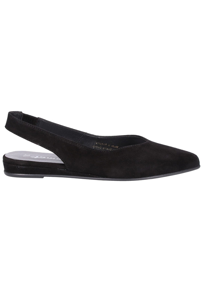 Tamaris Ballerinas Leder Schwarz - surf4shoes
