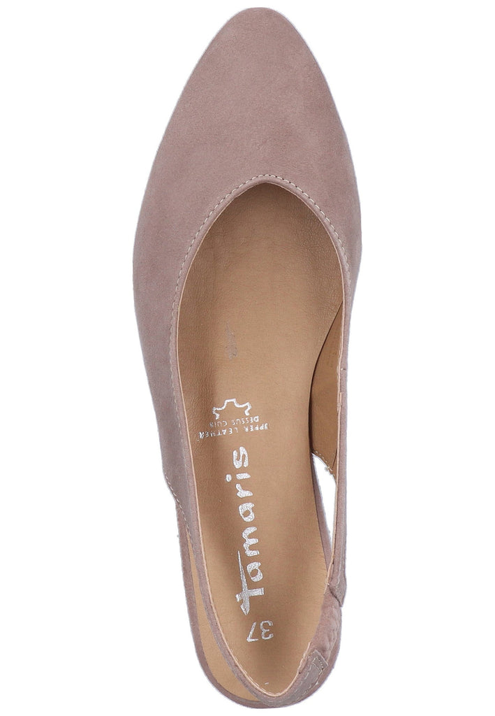 Tamaris Ballerinas Leder Taupe - surf4shoes