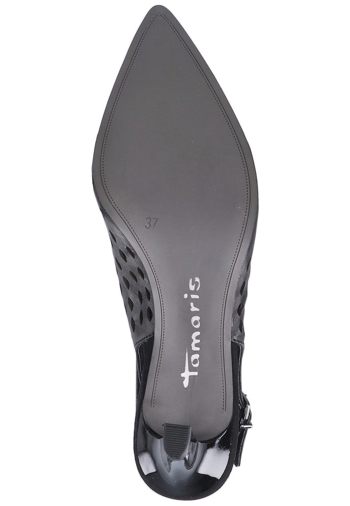 Tamaris Pumps Leder Schwarz - surf4shoes