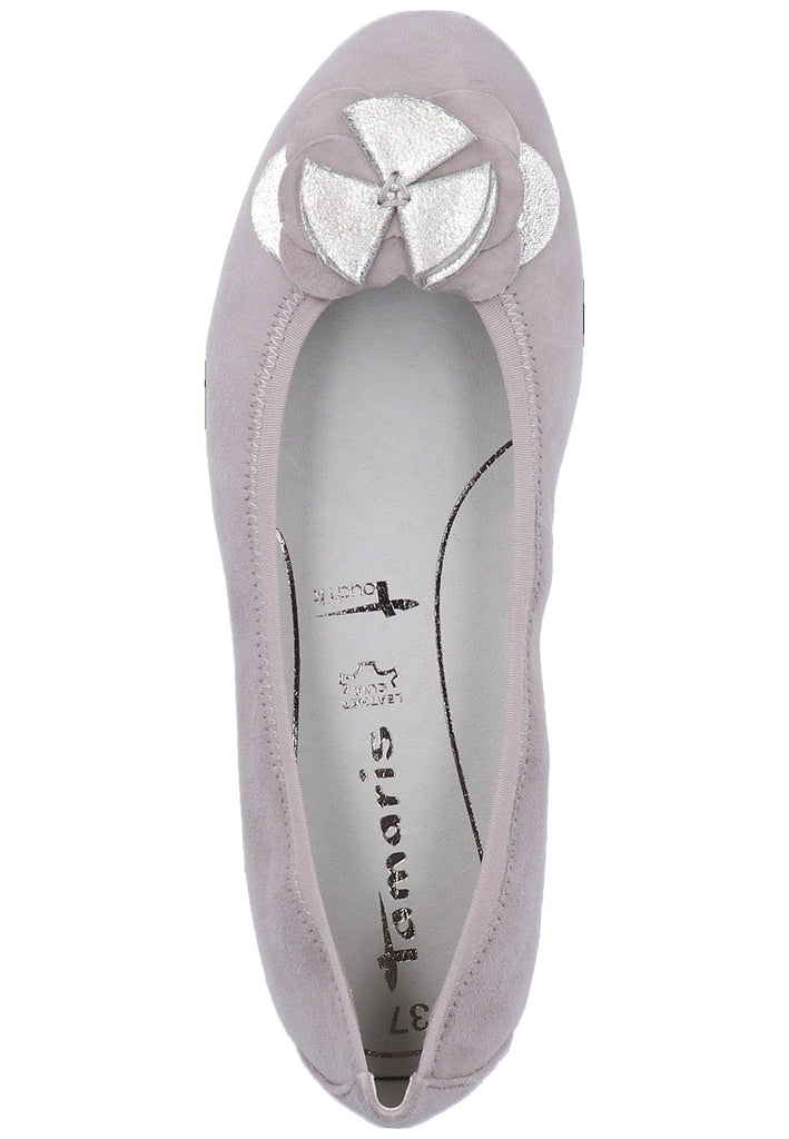Tamaris Ballerinas Veloursleder Cloud - surf4shoes