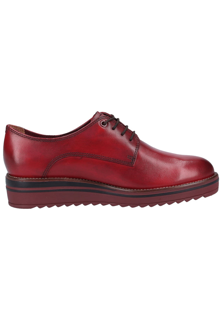Tamaris Halbschuhe Leder Rot - surf4shoes