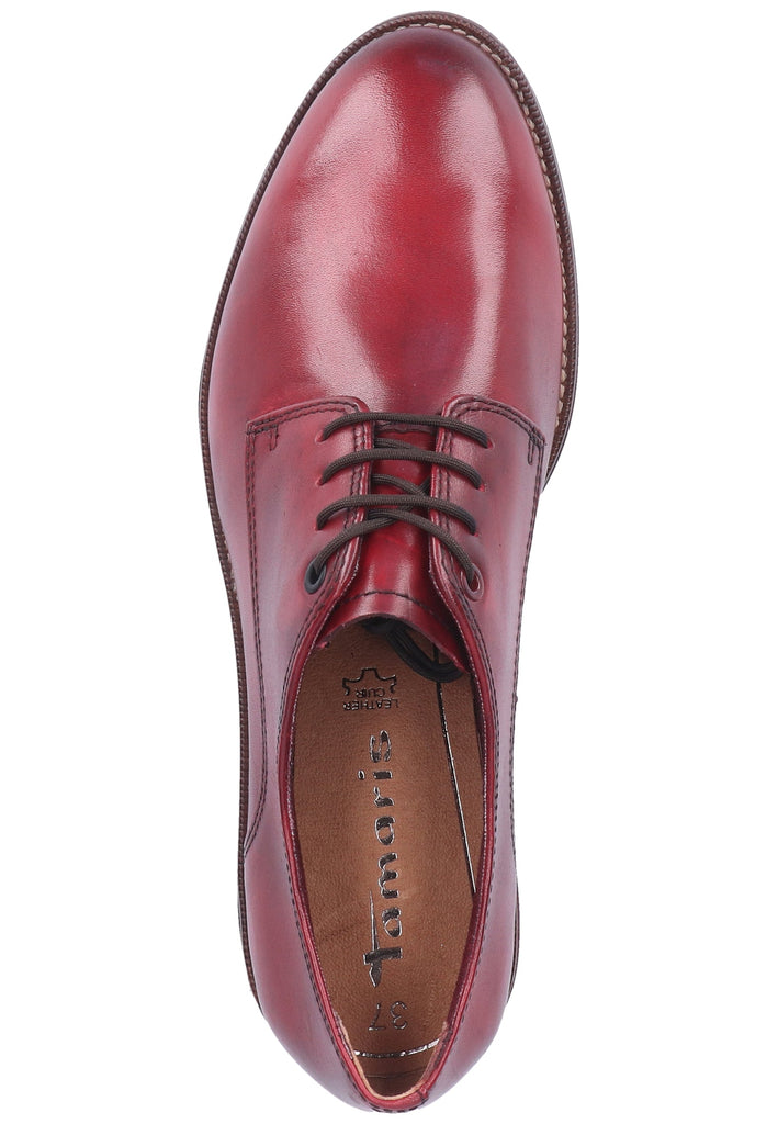 Tamaris Halbschuhe Leder Rot - surf4shoes