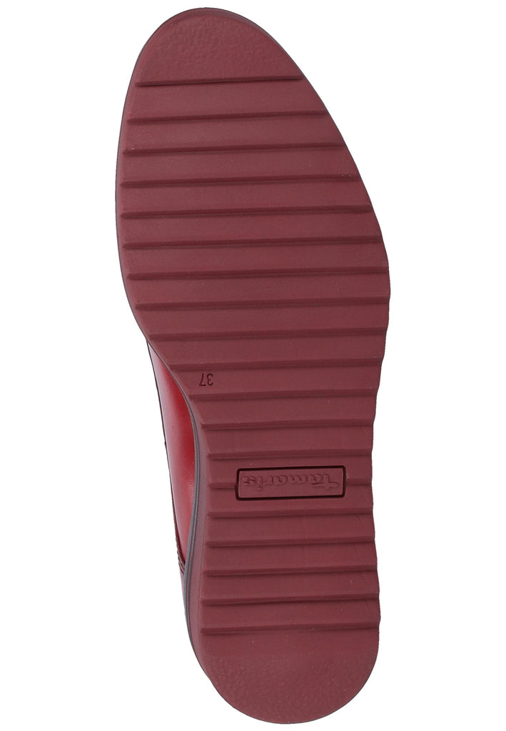 Tamaris Halbschuhe Leder Rot - surf4shoes