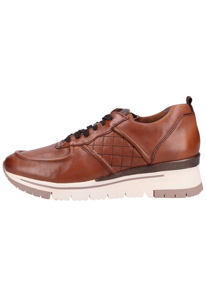 Tamaris Sneaker Leder/Synthetik Cognac - surf4shoes