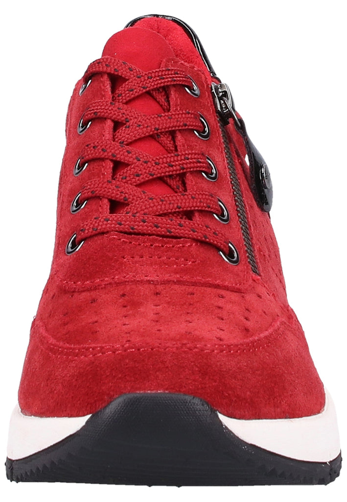 Tamaris Sneaker Leder/Textil Rot - surf4shoes