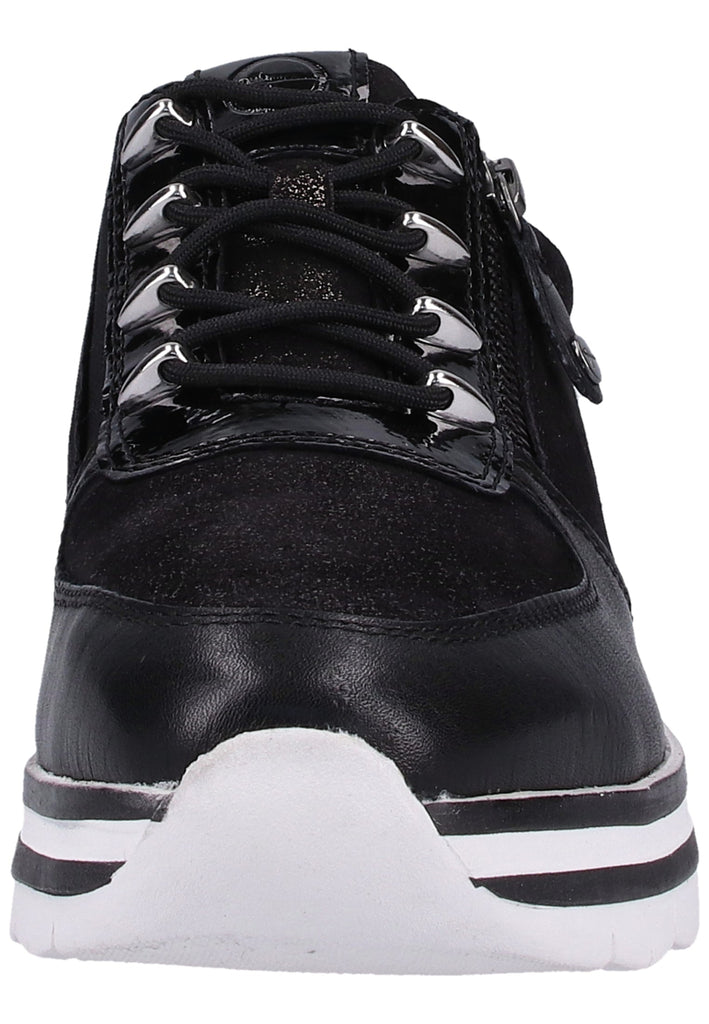 Tamaris Sneaker Leder/Synthetik Schwarz - surf4shoes