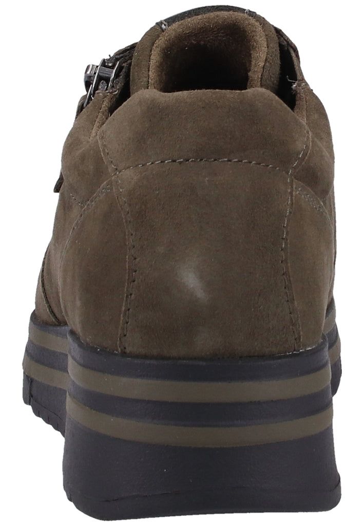 Tamaris Sneaker Veloursleder/Textil Olive - surf4shoes